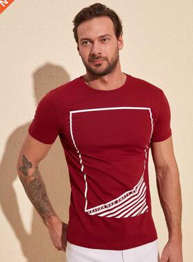 ndyol Male asic T-Shirt TMNSS20TS0098