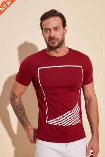 ndyol Male asic T-Shirt TMNSS20TS0098