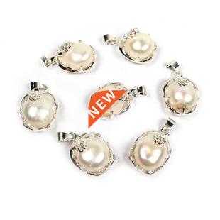 100% Natural Freshwater Pearl Pendants Women's Charms Pendan