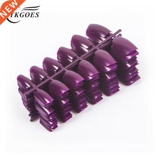 Nail Tips Full 600pcs Purple French Cover Acrylic pack