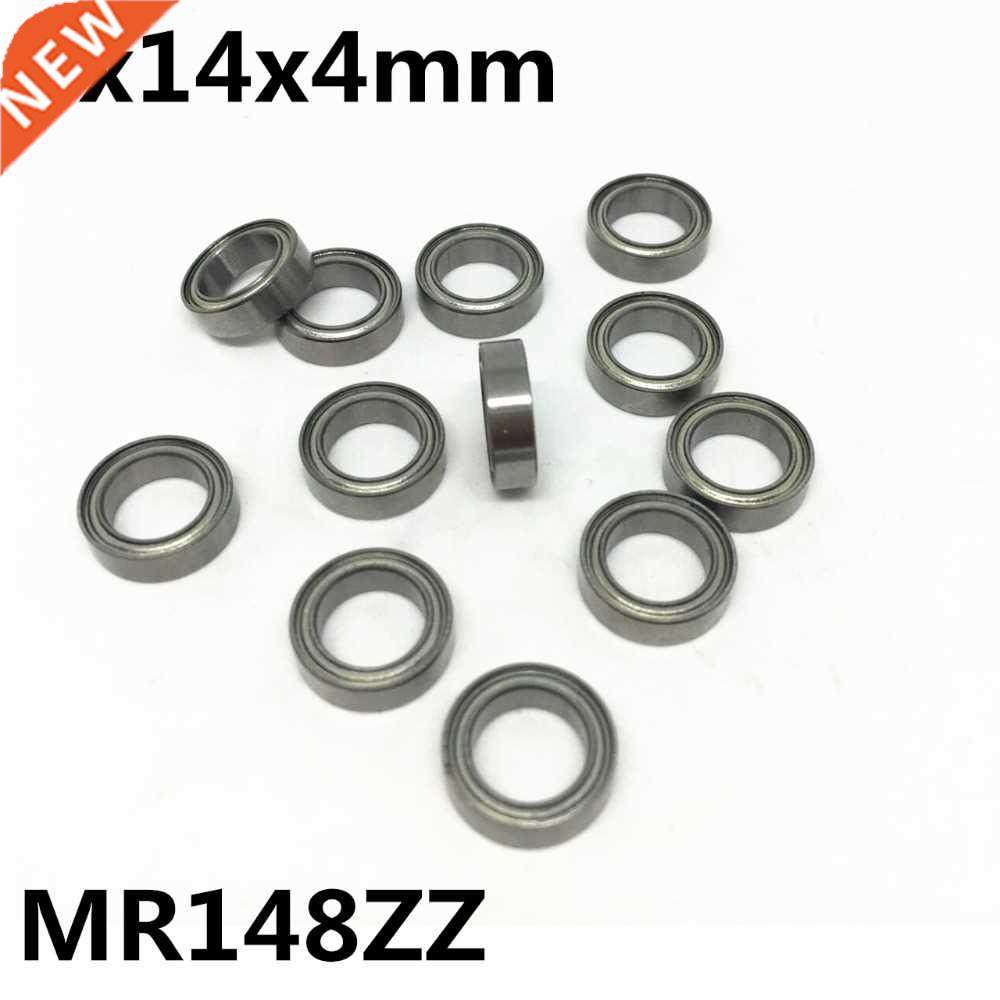 10Pcs MR148ZZ L-1480ZZ 8x14x4 mm Deep groove ball Bearing Mi