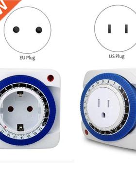 Timer Switch Socket Automatically Turn On Off Electrical 24