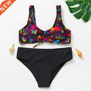 2~16Years Kids Beach Wear New 2022 Girls Swimwear Lovely Swi