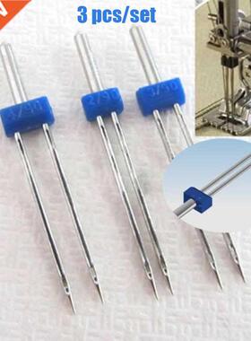 3Pcs Needle Size 2.0/90 3.0/90 4.0/90 Double Twin Sewing Mac