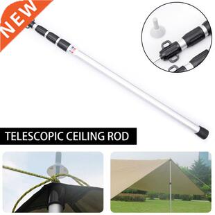 98 inch Telescoping Tarp Poles Adjustable Tent Poles Aluminu