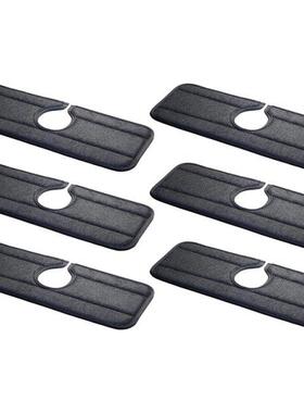 6 Pcs Kitchen Faucet Sink Mat Washable Wear-Resistant Faucet