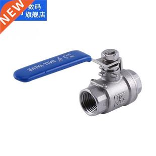 Stainless NPT Valve Way Ball Two Steel 1Pcs Lever