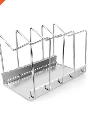 Organisateur de cuisine Pot couvercle support inox porte-cui