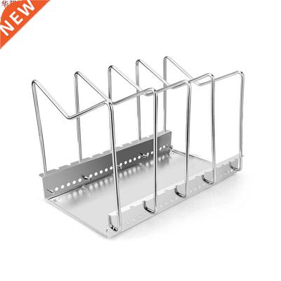 Organisateur de cuisine Pot couvercle support inox porte-cui
