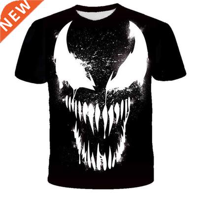Marvel Men Clothes 2022 New Mens Summer Venom Print Men Shor