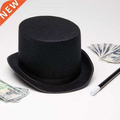 New Fashion Black Top Hat Magician Caps For Magician Costume