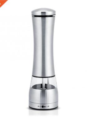 Stainless Steel Electric Salt Pepper Mill Grinder Adjustab