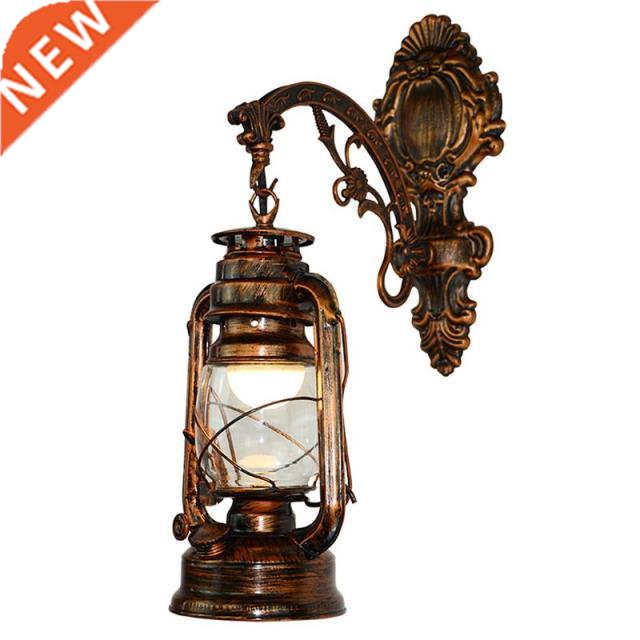 AC 90-260V Vintage LED Wall Lamp Barn Lantern Retro Kerosene