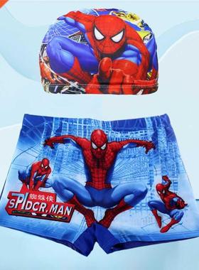 Marvel SpiderMan Children Swimming Trunks Cartoon Swimming C