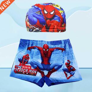 Marvel SpiderMan Children Swimming Trunks Cartoon Swimming C