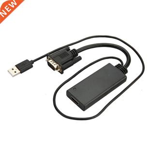 for 1080P Adapter Converter Power HDMI USB VGA Cable