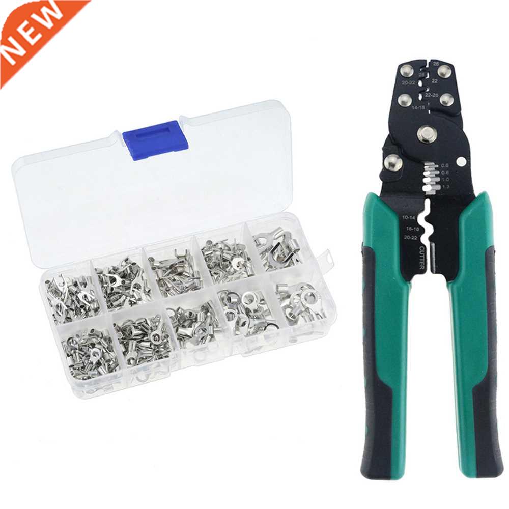 320PCS/Box 10 In 1 Terminals Non-Insulated Ring Fork U-Type