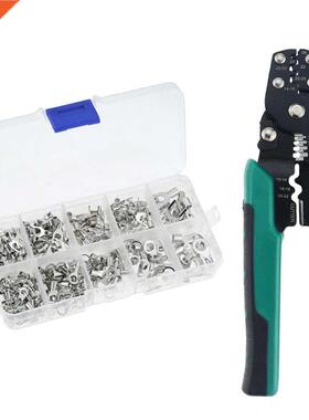 320PCS/Box 10 In 1 Terminals Non-Insulated Ring Fork U-Type