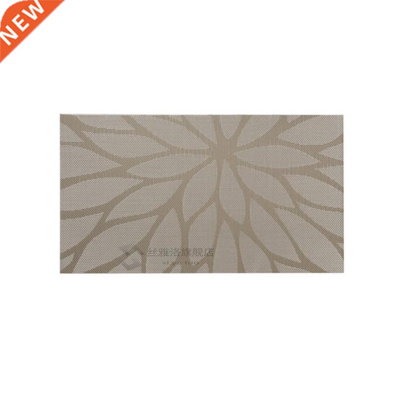 6Pcs/Set PVC Placemat for Table Mat Pad Drink Wine Coasters