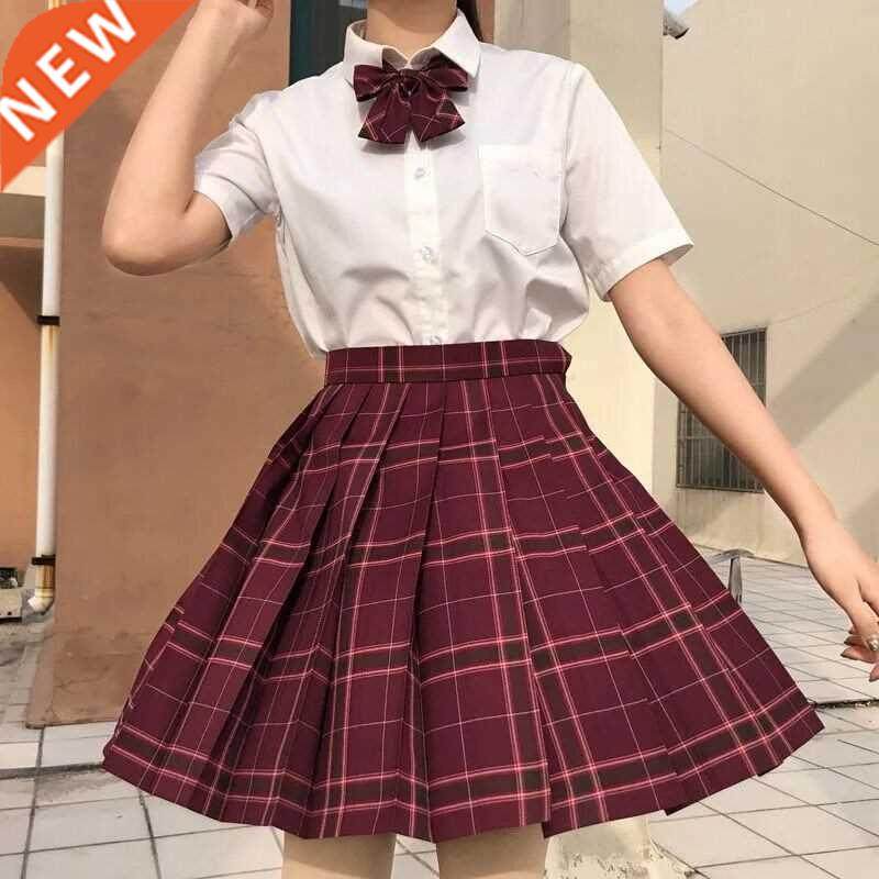 Japanese Women Jk Skirts High Waist Students School Uniform