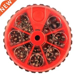 106 Pieces Fishing Sinkers Weights Kit 0.2g/0.28g/0.38g/0.5g