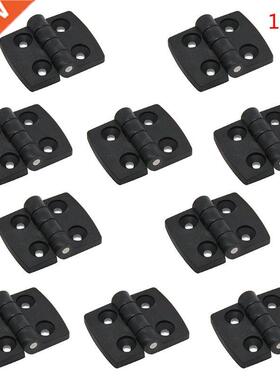 10PCS/set Black Plastic Door Bearing Hinges Cabinet Drawer W