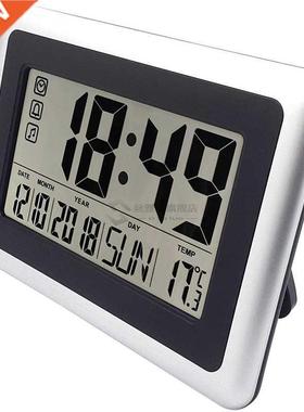 ELEG-Large Display Digital Wall Clock,Silent Desk Shelf Cloc