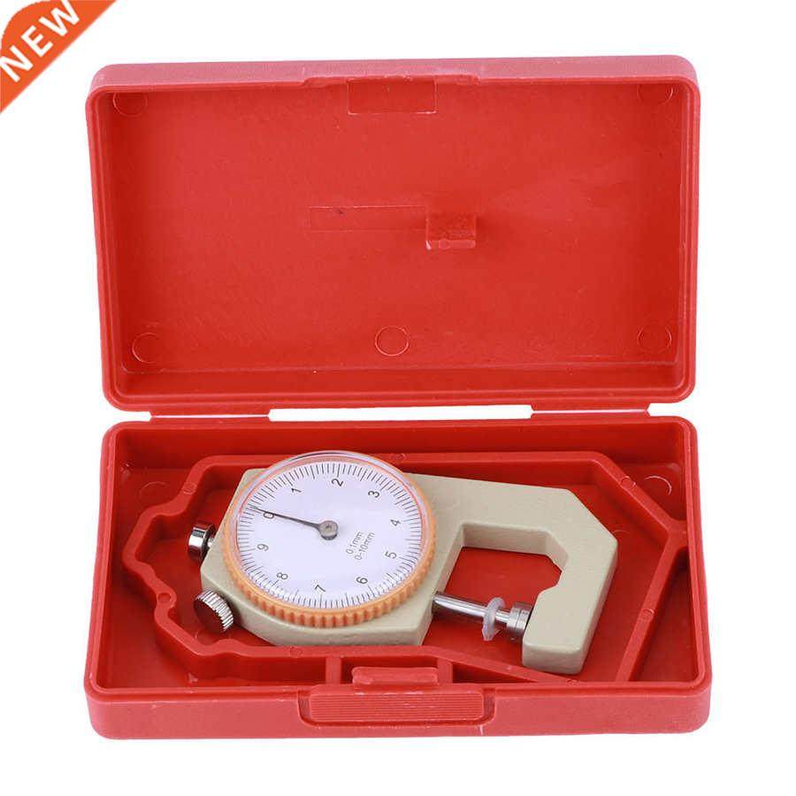 0-10mm Curved Cone Thickness Gauge Silver Portable Accurate