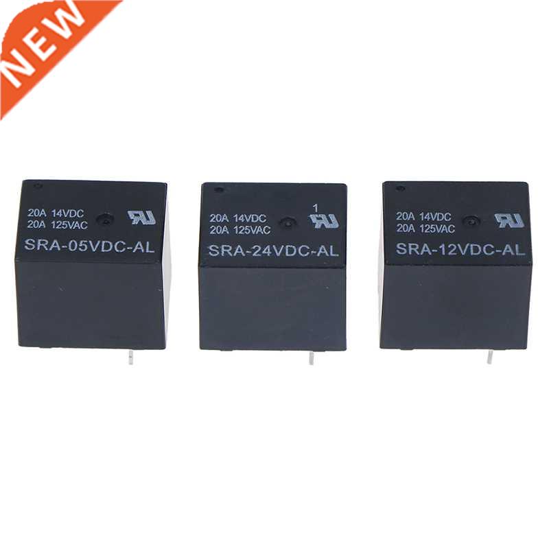 1pc 5V 12V 24V 20A T74 4PIN Relay SRA-05VDC-AL SRA-12VDC-AL