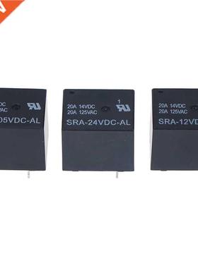 1pc 5V 12V 24V 20A T74 4PIN Relay SRA-05VDC-AL SRA-12VDC-AL