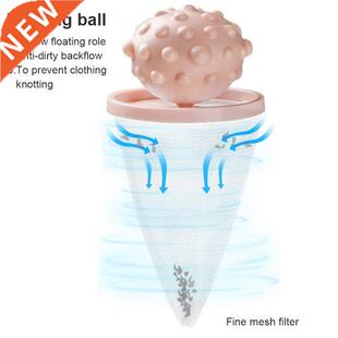 Laundry Ball Mesh Hair Collector Washing Machine Hair Remova