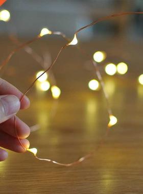 2M 5M 10M Led String Lights Battery Operated Sliver Wire Fai