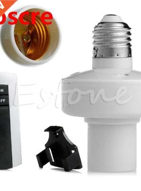 E27 Screw Wireless Remote Control Light Lamp Bulb Holder Cap