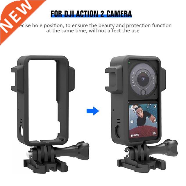 Frame Case for DJI Action 2 Cover Housing Mount with for Gop