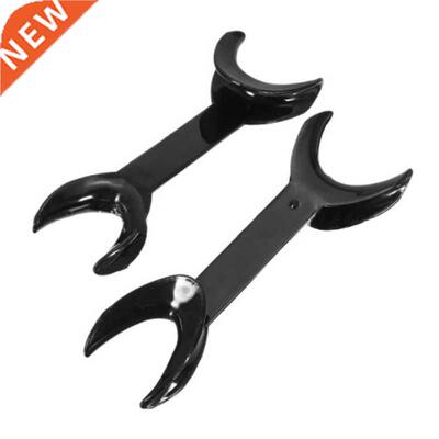 2pcs Black Double head Lip Retractor Dental Intraoral Lip Ch