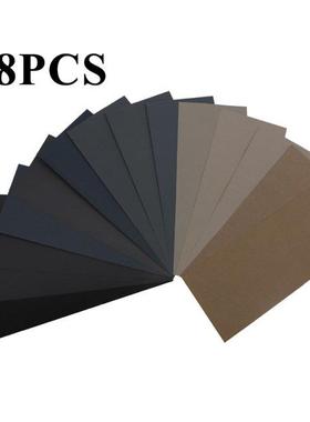 48Pcs 96x229mm Sandpaper Set Sanding Paper Water Abrasive Sa