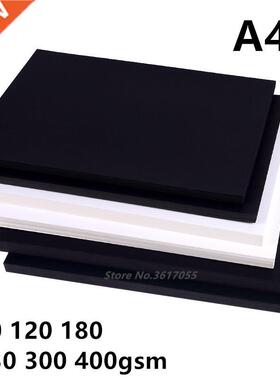 New 80-400gsm High Quality A4 Black White Kraft Paper DIY Ha