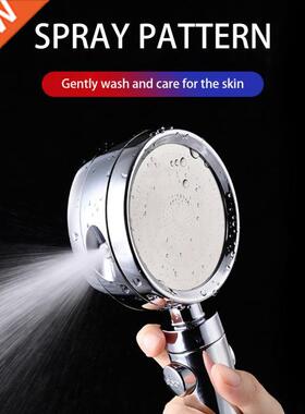 Shower Head High Pressure 4-Sided Nozzle Bath Sprayer Pressu