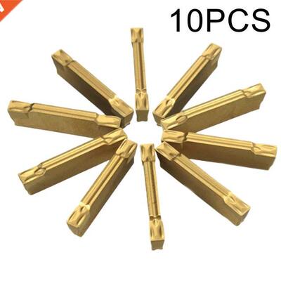 10pcs Carbide Inserts For MGEHR/MGIVR Grooving Tool Cut-Off