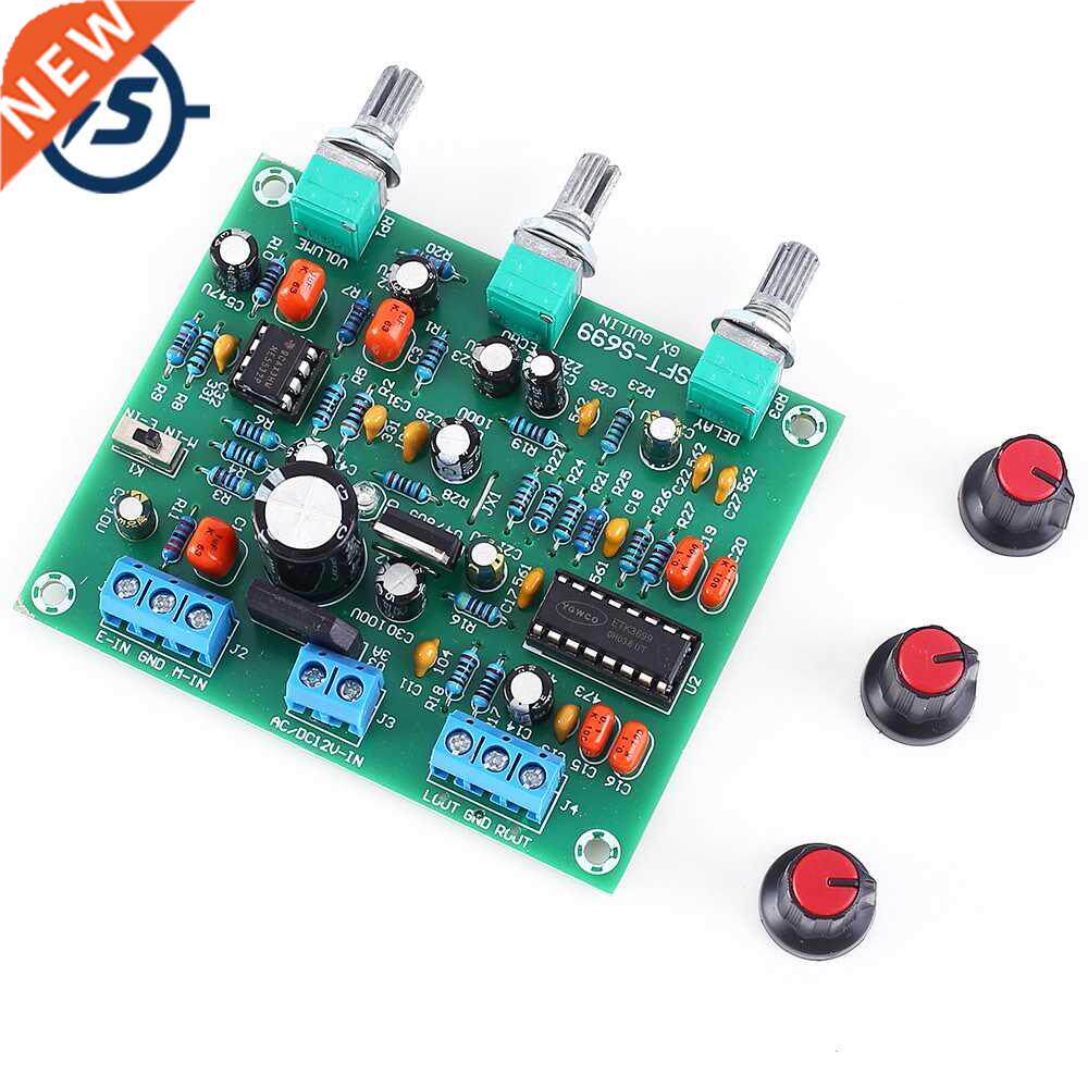 Microphone Amplifier Preamp Reverb Board Digital Kara OK Sur