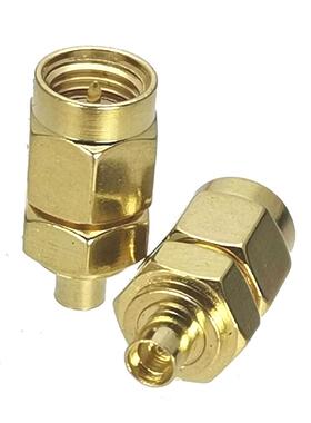 1Pcs Connector SMA Male Plug to MMCX Female Jack RF Adapter