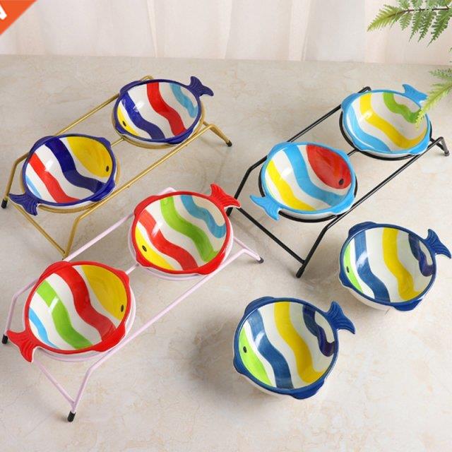 Pet Bowl Stand Raised Food and Water Bowls Feeder Table Elev