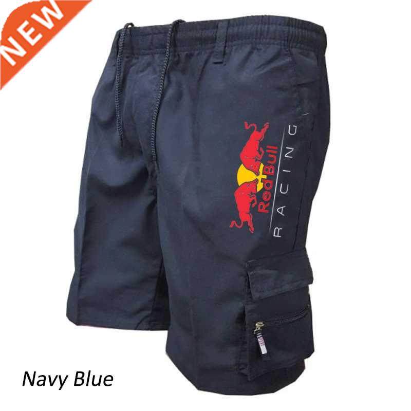 New Men Shorts Overalls Men's Drawstring Tactical Pants Summ