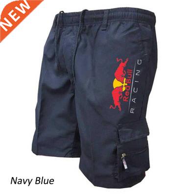 New Men Shorts Overalls Men's Drawstring Tactical Pants Summ