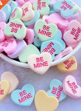 20Pcs Cute New Mixed Heart Flatback Cabochon Scrapbook Kawai