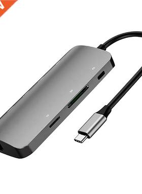 Type-C Docking Station 8 In 1 3-Port US Splitter / HDMI / G