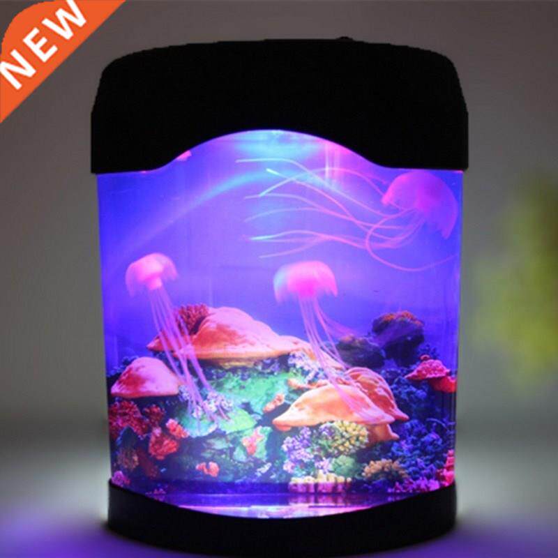 Jellyfish ank Marine World Swimng Mood Light LED Colorful Aq