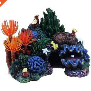 Aquarium Coral Reef Lands Decoration Resin Artificial Small