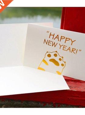 10pcs 2022 Year of the Tiger Greeting Cards with Envelopes B