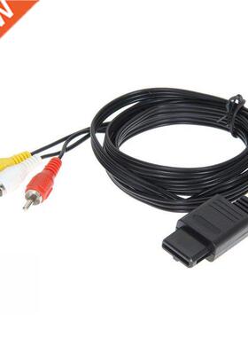 High Quality 180cm 6FT AV TV RCA Video Cord Cable For Game c